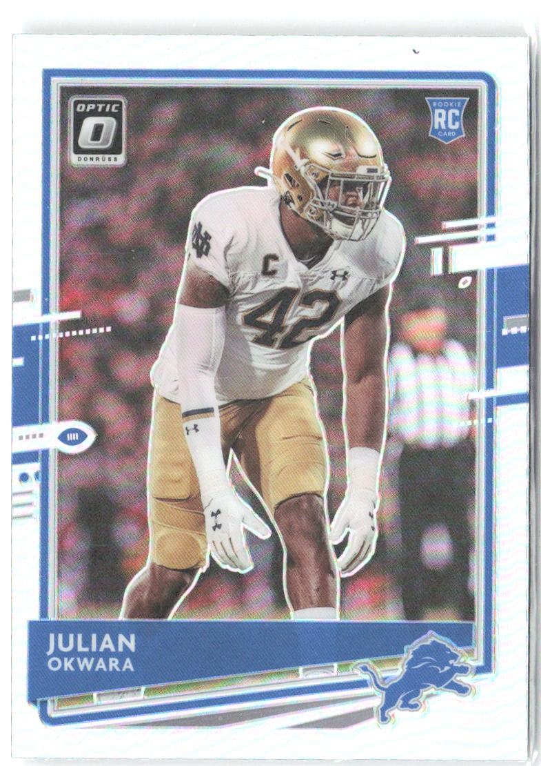 Julian Okwara Donruss Optic - Holo 144 2020 Detroit Lions