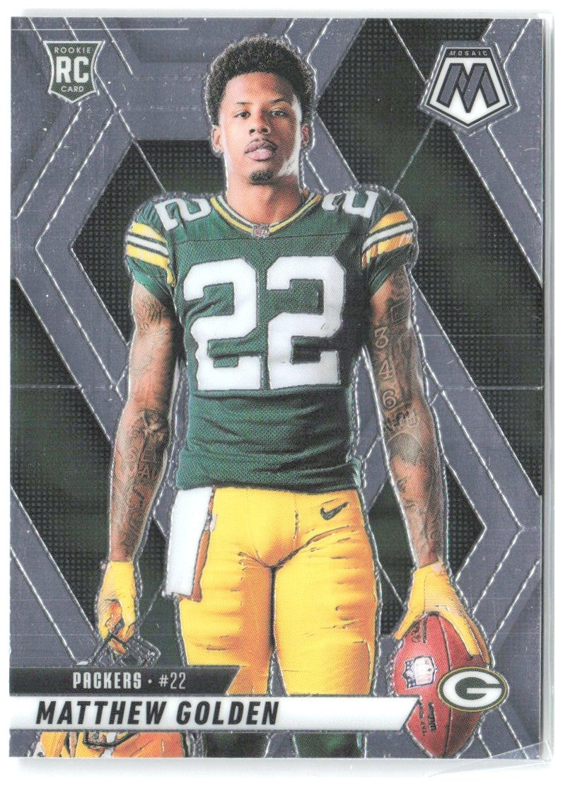 Matthew Golden Panini Mosaic 285 2025 Green Bay Packers RC