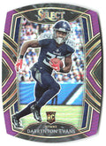 Darrynton Evans Panini Select - Purple Prizm Die Cut 278 2020 Tennessee Titans