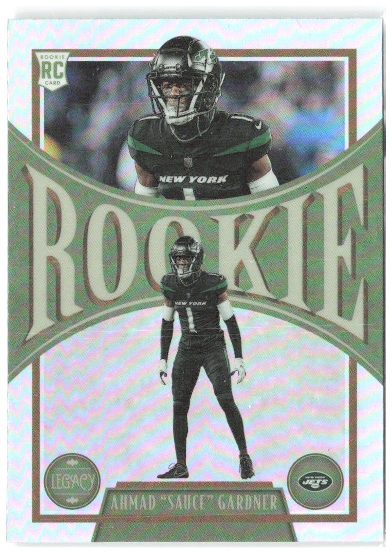 Ahmad "Sauce" Gardner Panini Chronicles - Legacy Silver 216 2022 New York Jets