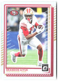 Brandon Aiyuk Donruss Optic - Holo 168 2025 San Francisco 49ers