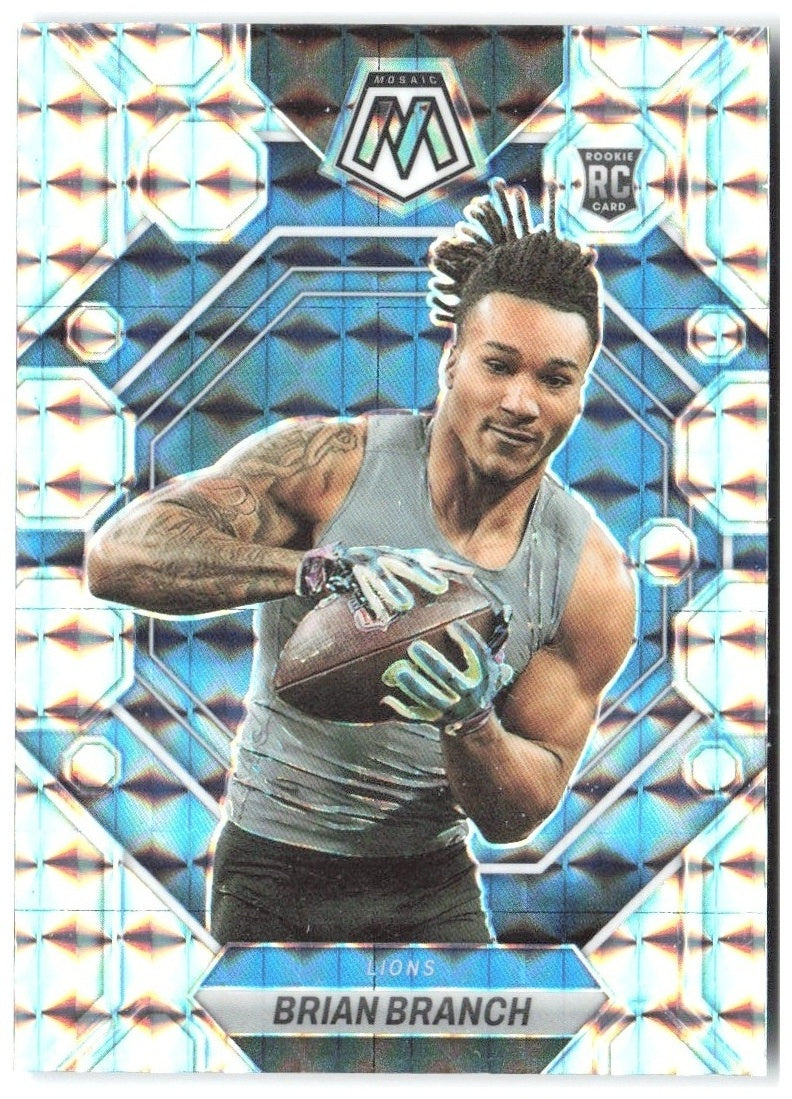 Brian Branch Panini Mosaic - Mosaic 287 2023 Detroit Lions