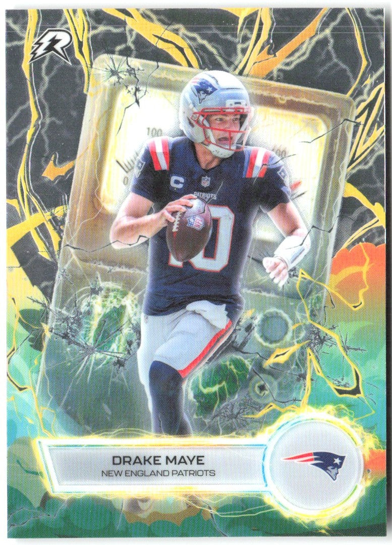 Drake Maye Topps Resurgence - Voltaic Refractor VT-17 2025 New England Patriots