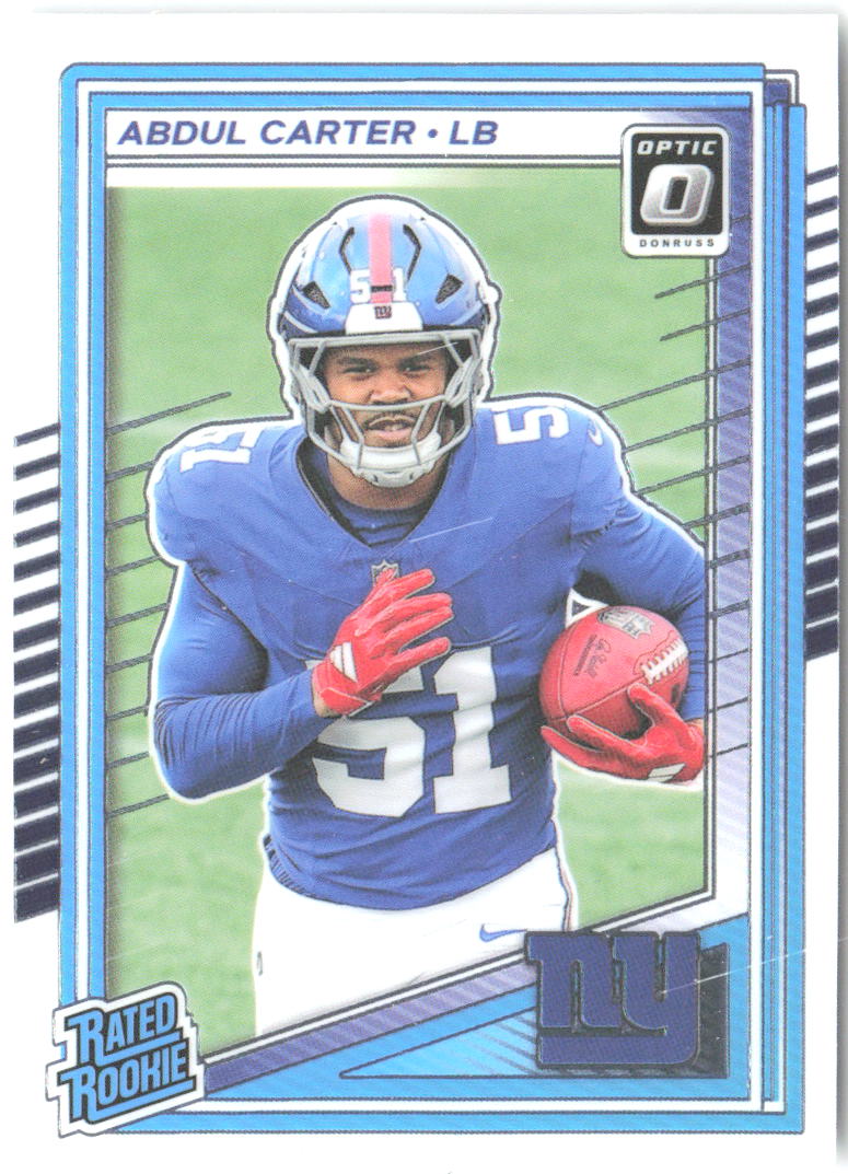 Abdul Carter Donruss Optic 300 2025 New York Giants RC