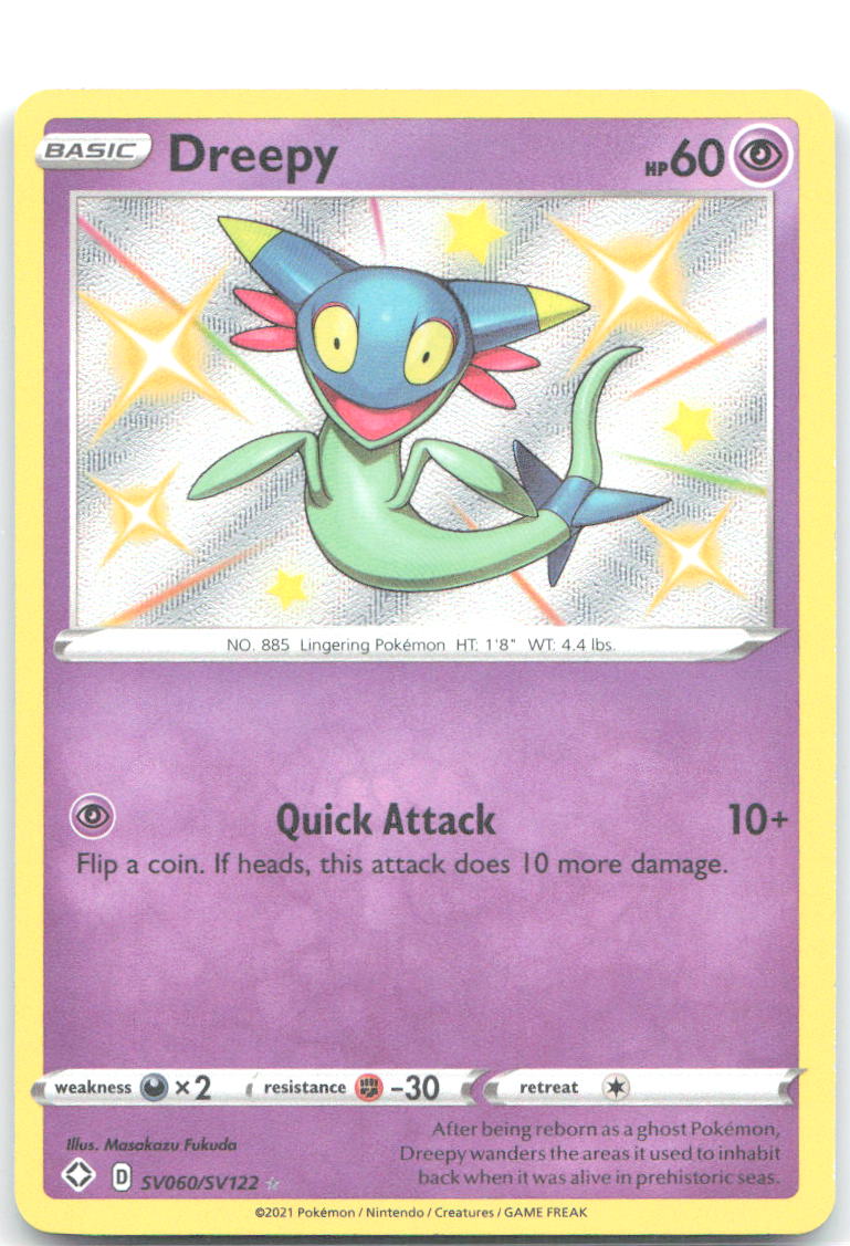 Dreepy Shiny Holo Rare Shining Fates: Shiny Vault SV060/SV122 NM Masakazu Fukuda