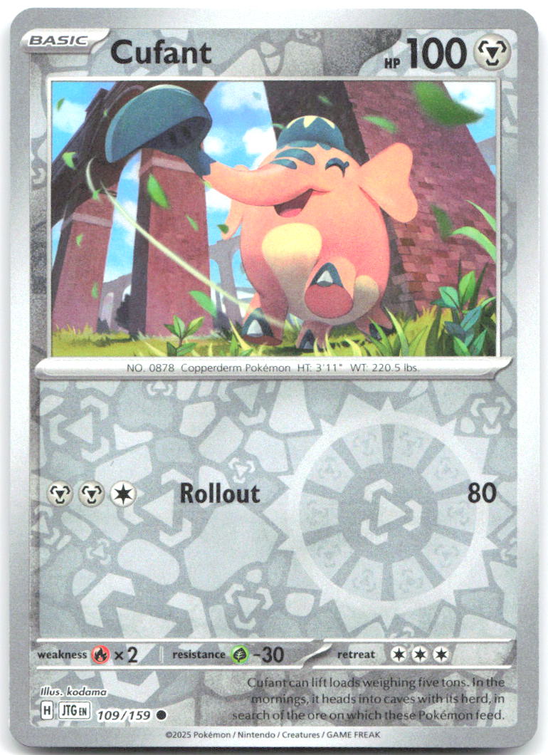 Cufant Reverse Holo Common SV09 Journey Together 109/159 NM kodama
