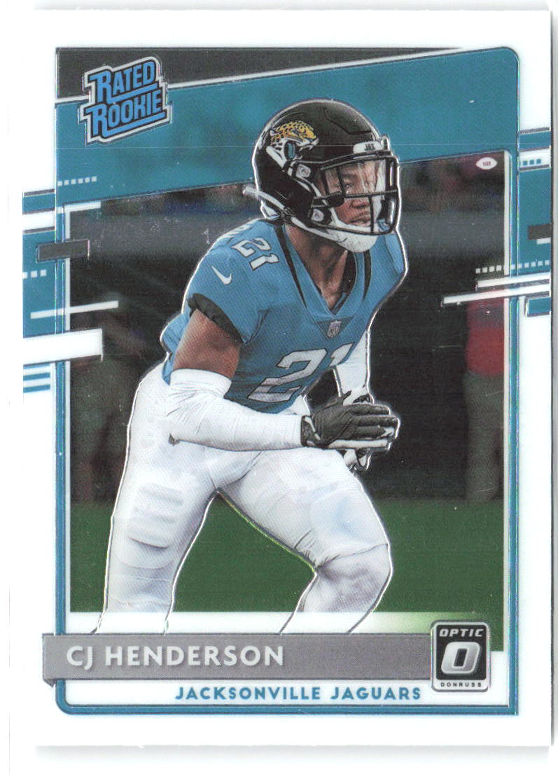 CJ Henderson Donruss Optic 198 2020 Jacksonville Jaguars RC