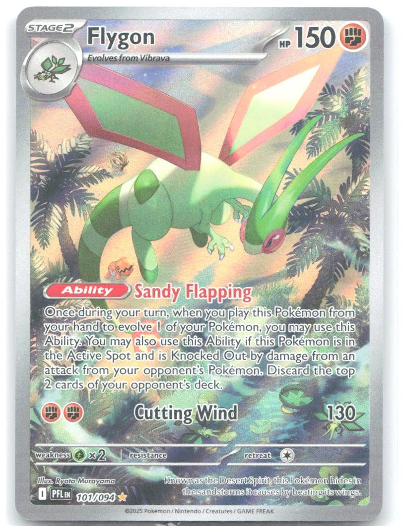 Flygon Holo Illustration Rare ME02 Phantasmal Flames 101/094 NM Ryoto Muriyama