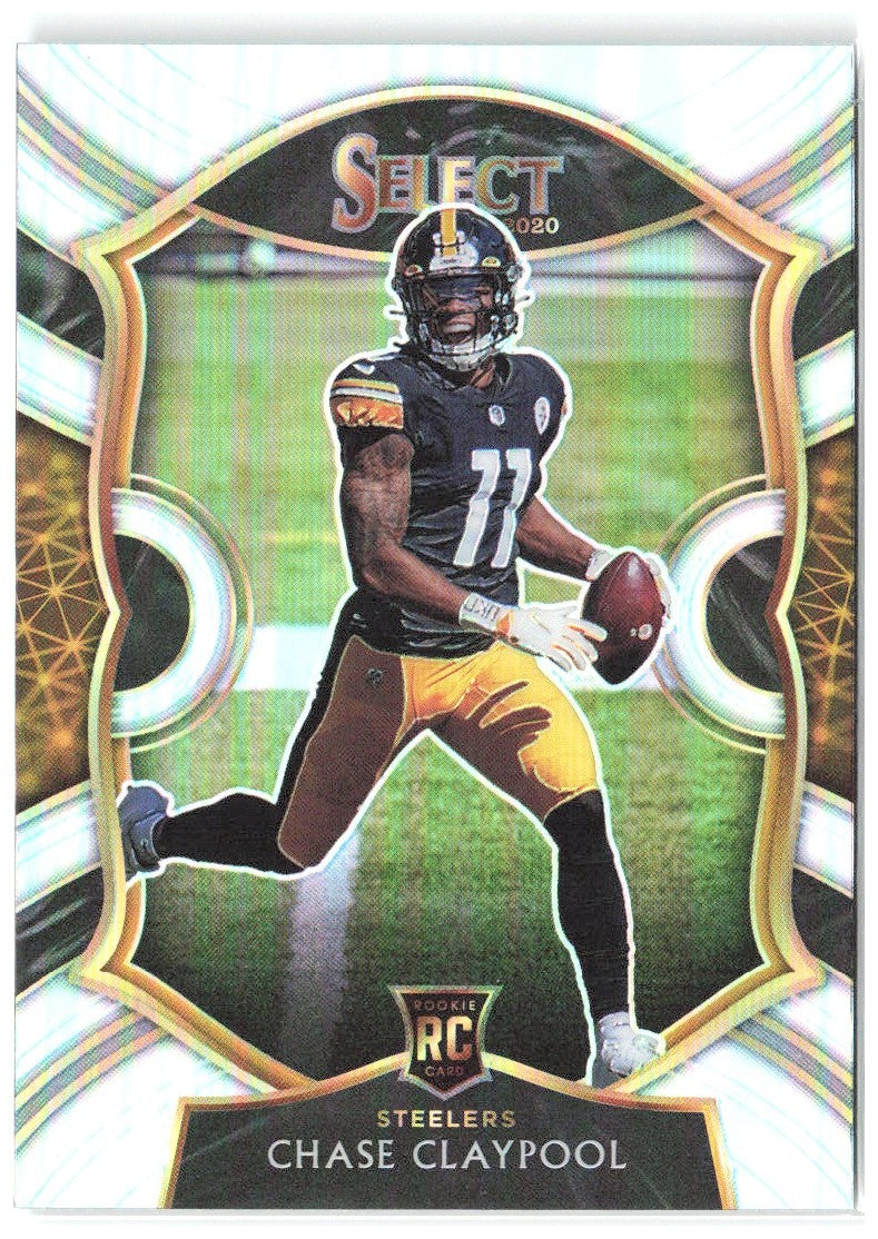 Chase Claypool Panini Select - Silver Prizm 70 2020 Pittsburgh Steelers
