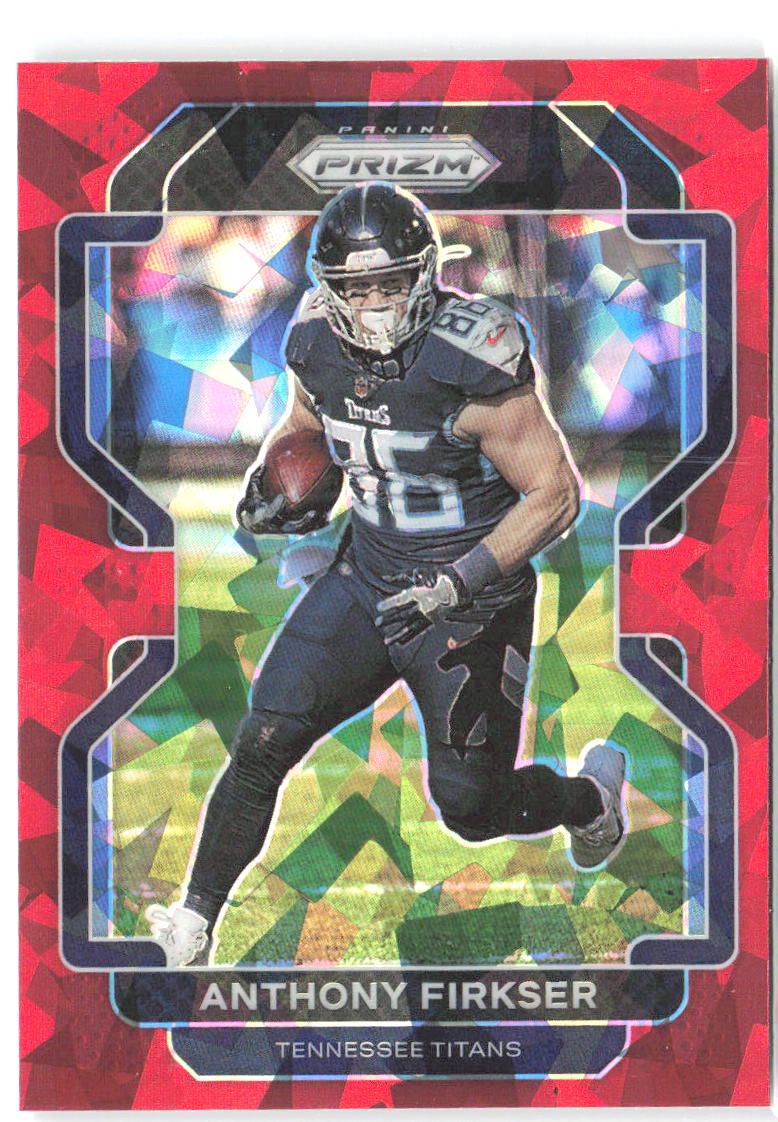 Anthony Firkser Panini Prizm - Red Ice 2 2021 Tennessee Titans