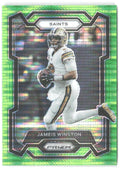 Jameis Winston Panini Prizm - Neon Green Pulsar 214 2023 New Orleans Saints