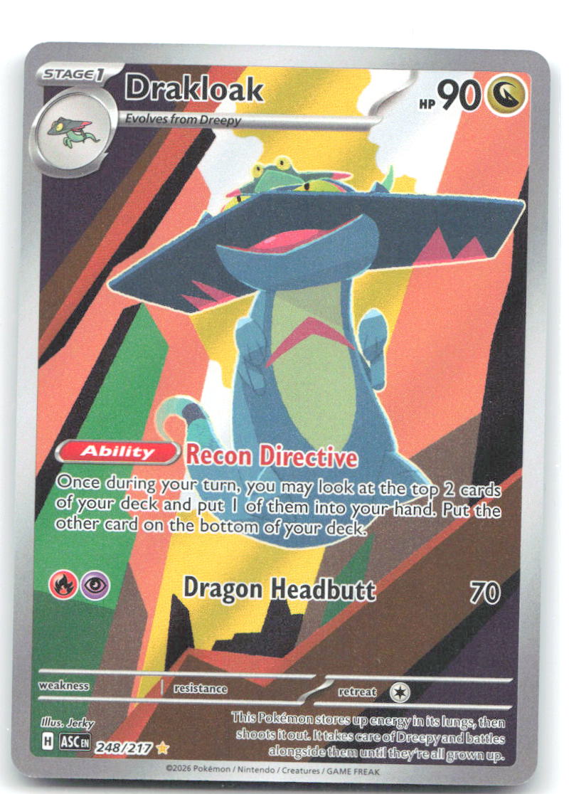 Drakloak Holo Illustration Rare ME: Ascended Heroes 248/217 NM Jerky