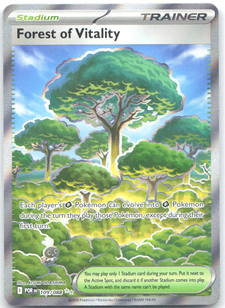 Forest of Vitality Holo Ultra Rare ME03: Perfect Order 109/088 NM AYUMI ODASHIMA