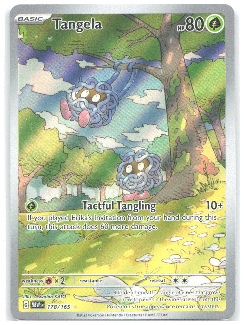 Tangela Holo Illustration Rare SV Scarlet & Violet 151 178/165 NM Oswaldo KATO