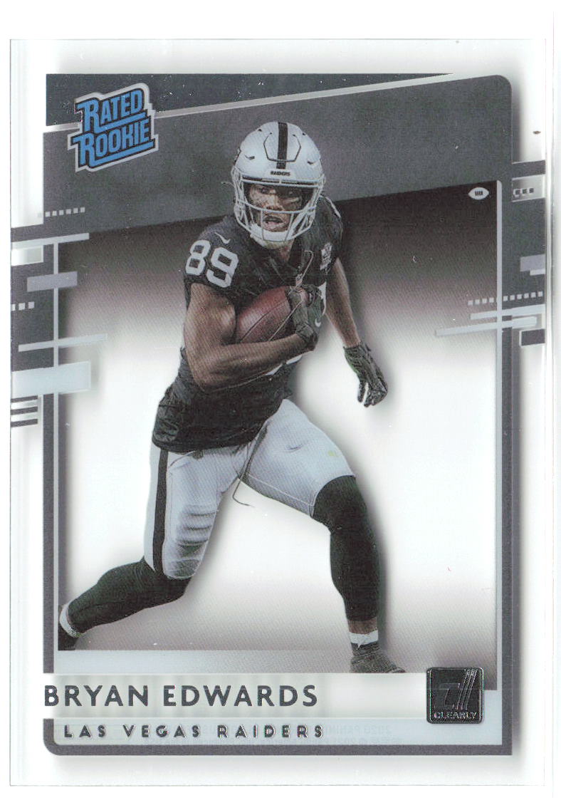 Bryan Edwards Chronicles - Clearly Donruss Rookies RR-BE 2020 Las Vegas Raiders