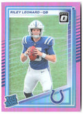 Riley Leonard Donruss - Optic Rated Rookies Pink 341 2025 Indianapolis Colts