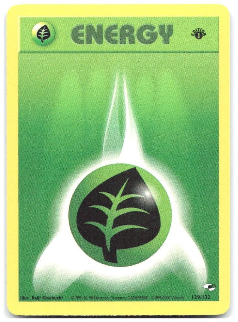 Grass Energy 1st Edition Common Gym Heroes 129/132 NM Keiji Kinebuchi
