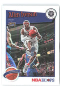 Allen Iverson Hoops Premium Stock - Prizms Silver 285 2019-20 Philadelphia 76ers