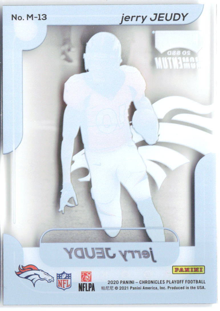 Jerry Jeudy Playoff Momentum SSD Rookies Panini Chronicles - Playoff Momentum SSD Rookies M-13 NM