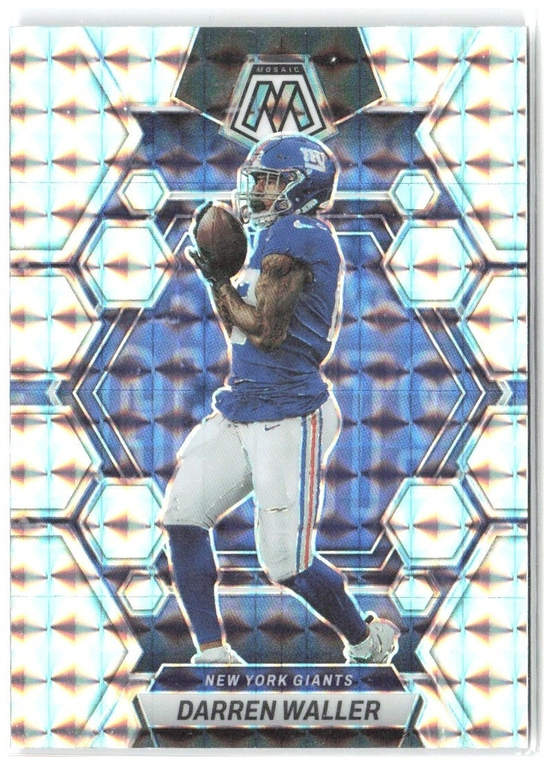 Darren Waller Panini Mosaic - Mosaic 184 2023 New York Giants