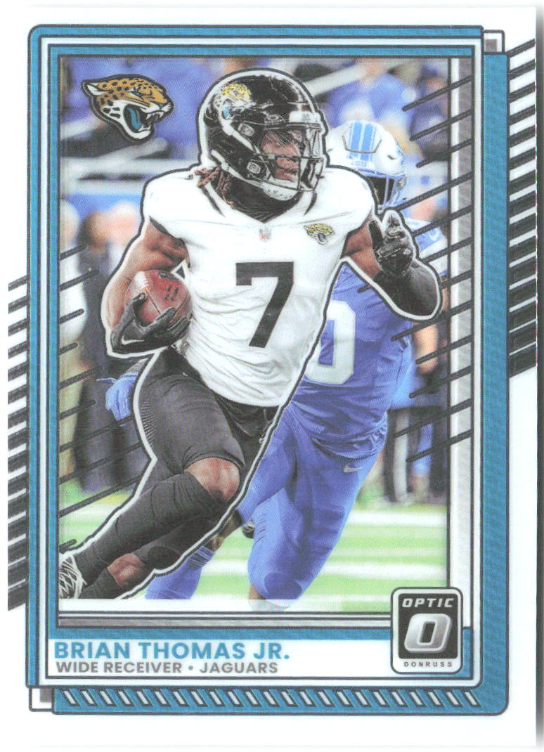 Brian Thomas Jr. Donruss Optic 4 2025 Jacksonville Jaguars