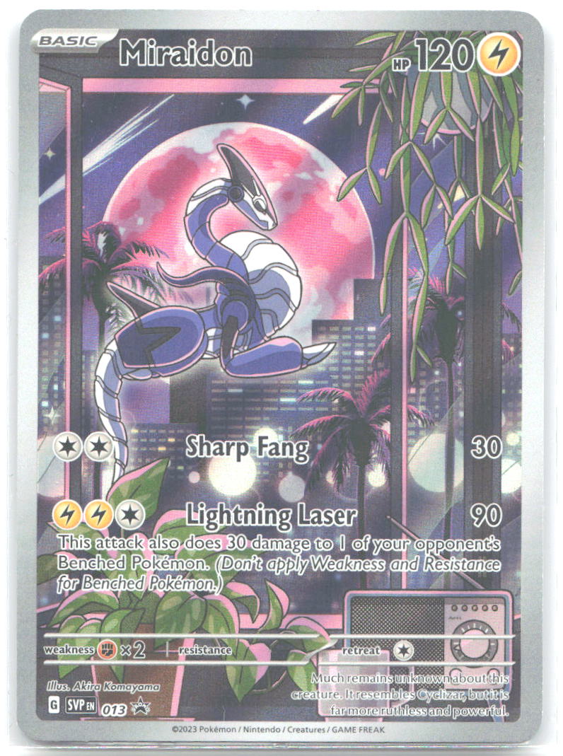 Miraidon Holo Promo SV: Scarlet & Violet Promo Cards 013 NM GOSSAN