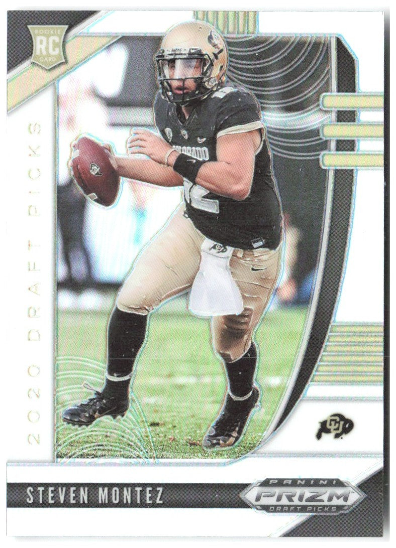 Steven Montez Panini Prizm Draft Picks Prizms Silver 123 2020 Colorado Buffaloes