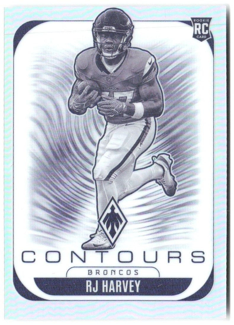 RJ Harvey Panini Phoenix - Contours 10 2025 Denver Broncos