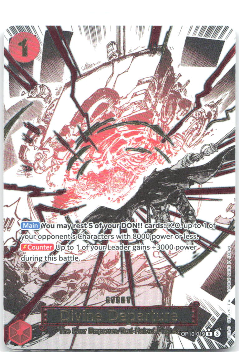Divine Departure Parallel Foil R Royal Blood OP10 019 NM