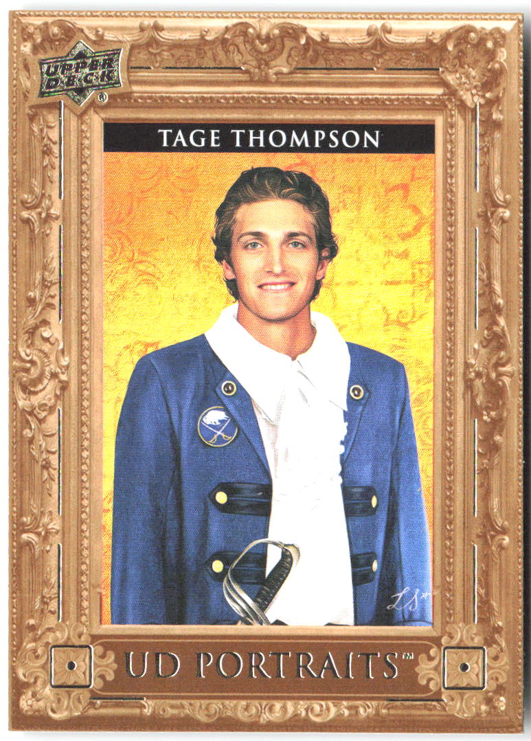 Tage Thompson Upper Deck - UD Portraits P55 2023-24 Buffalo Sabres