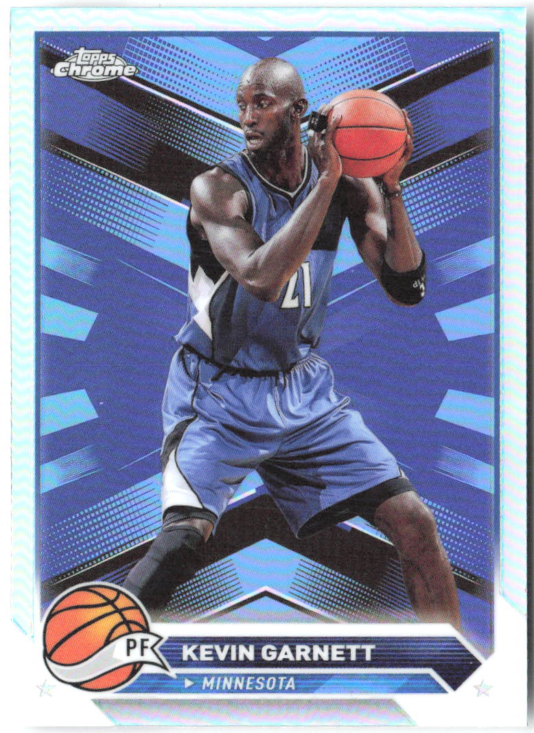 Kevin Garnett Topps Chrome - Refractors 64 2023-24 Minnesota Timberwolves