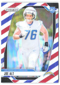 Joe Alt Panini Prizm - Red White and Blue 353 2024 Los Angeles Chargers
