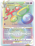 Unown VSTAR Holo Secret Rare SWSH12 Silver Tempest 199/195 NM PLANETA Mochizuki