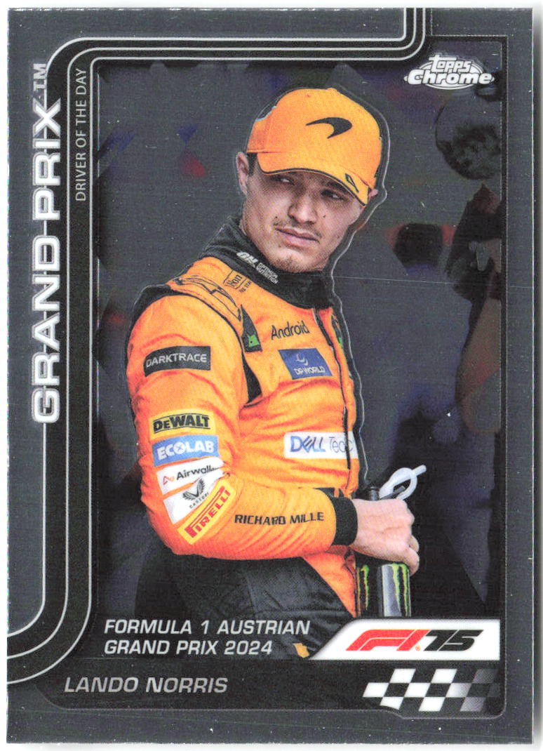 Lando Norris Topps Chrome Formula 1 132 2025 McLaren F1
