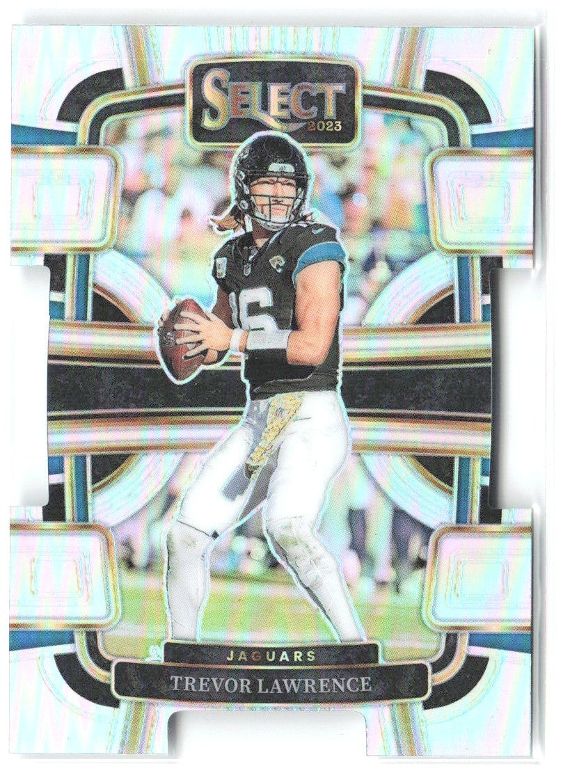 Trevor Lawrence Select - Silver Prizms Die Cuts 46 2023 Jacksonville Jaguars