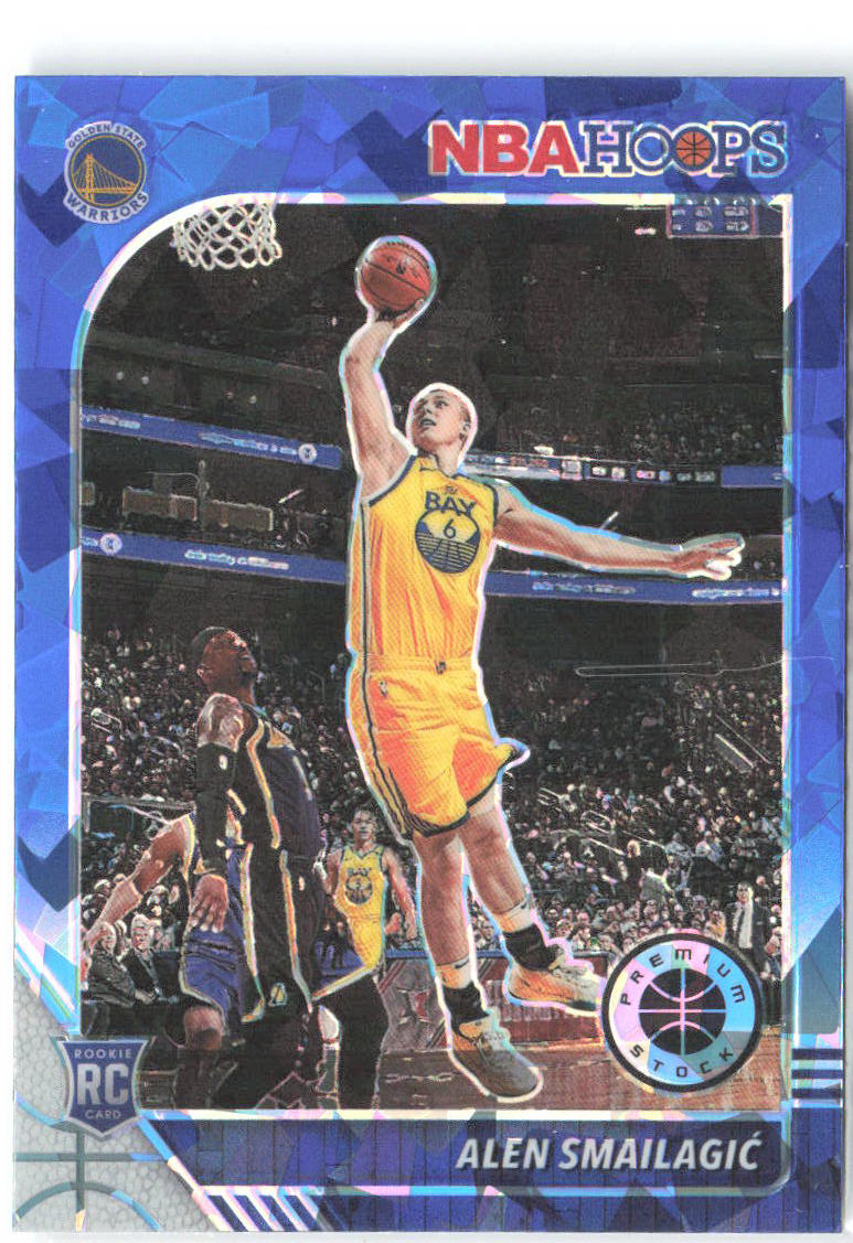 Alen Smailagic Hoops Premium Stock - Prizms Blue Cracked Ice 247 2019-20 Golden State Warriors