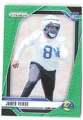 Jared Verse Panini Prizm - Green 341 2024 Los Angeles Rams