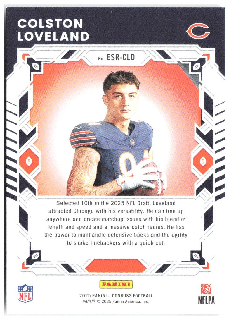 Colston Loveland Donruss - The Elite Series Rookies ESR-CLD 2025 Chicago Bears