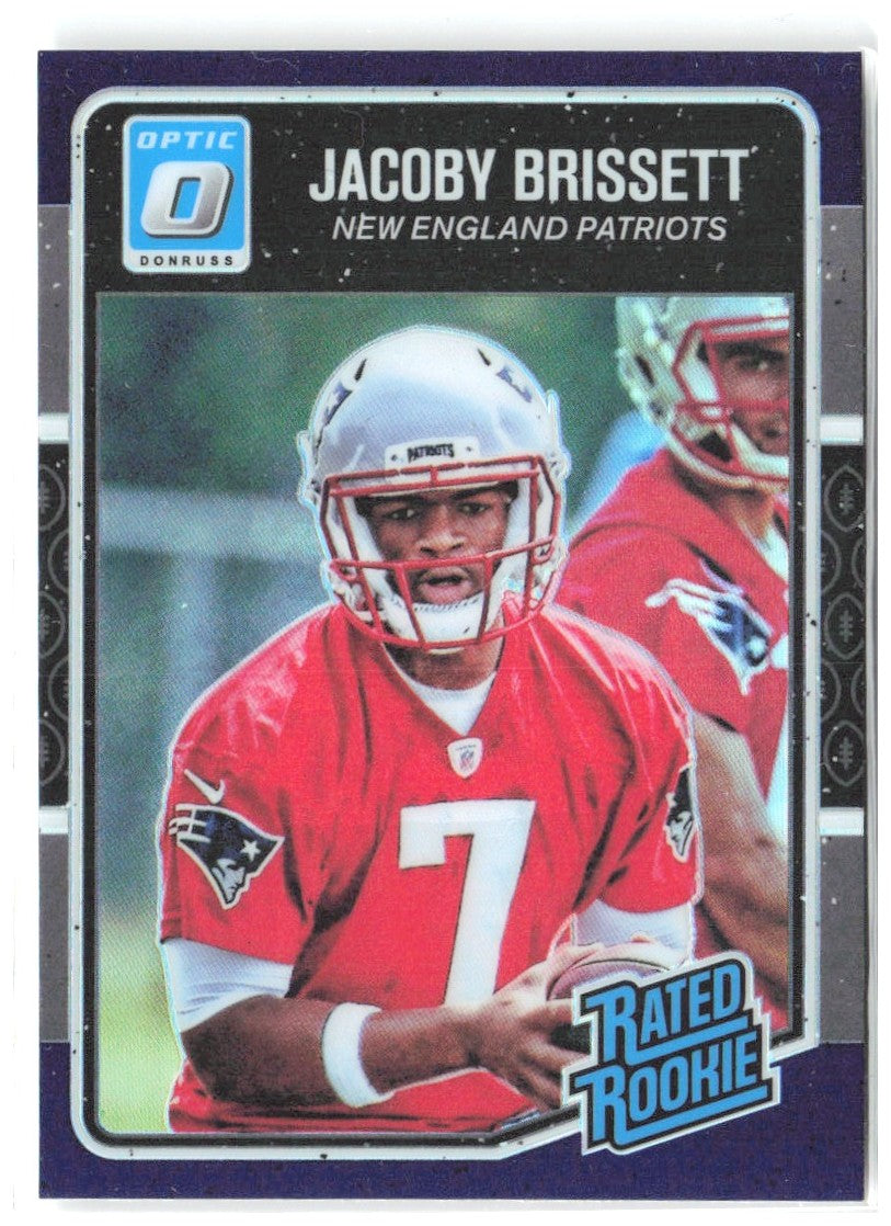 Jacoby Brissett Donruss Optic - Purple 170 2016 New England Patriots