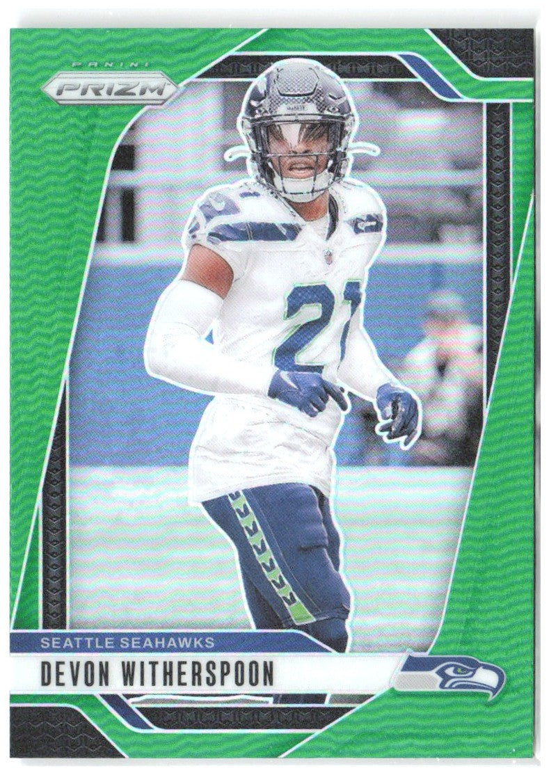 Devon Witherspoon Panini Prizm - Green 263 2024 Seattle Seahawks