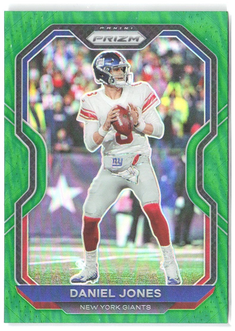 Daniel Jones Panini Prizm - Prizm Green 158 2020 New York Giants