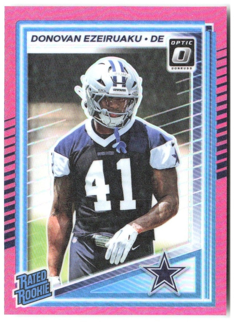 Donovan Ezeiruaku Donruss Optic - Pink 230 2025 Dallas Cowboys