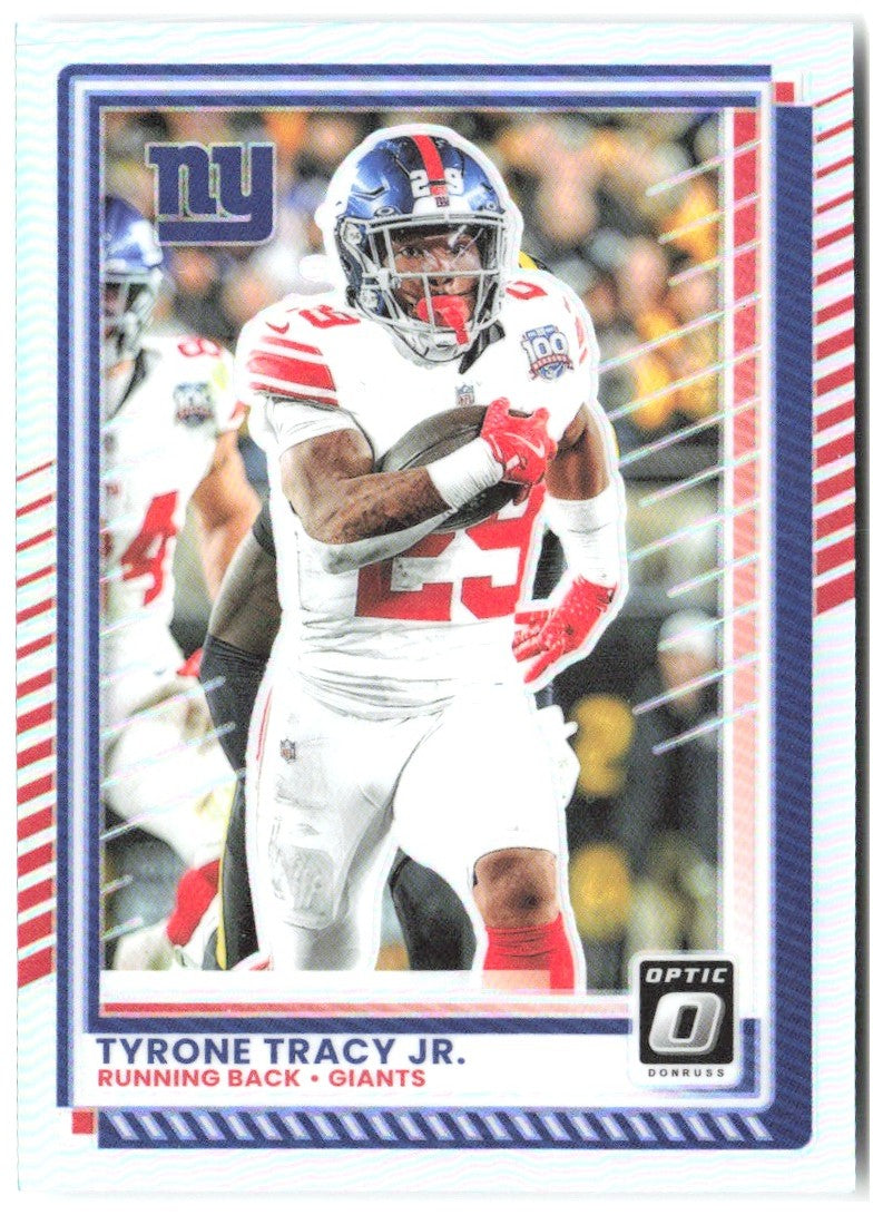 Tyrone Tracy Jr. Donruss Optic - Holo 6 2025 New York Giants