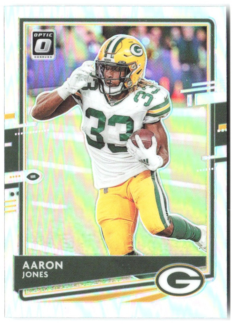 Aaron Jones Donruss Optic - Holo 39 2020 Green Bay Packers