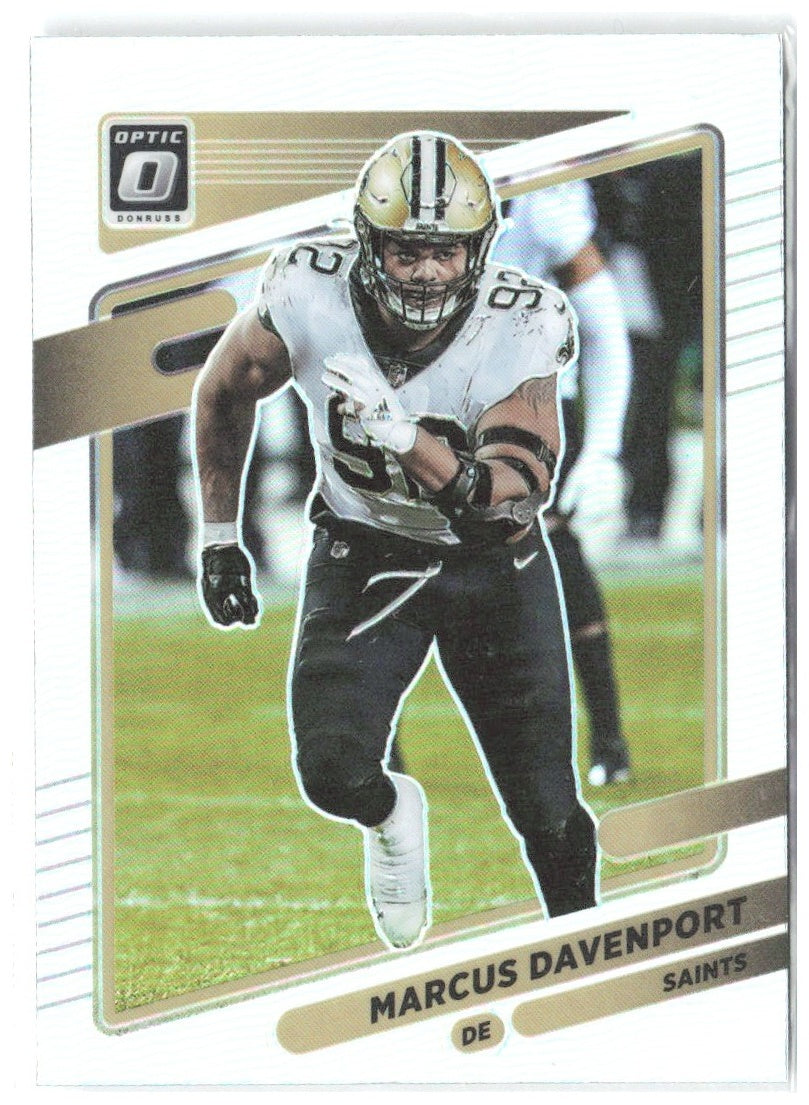 Marcus Davenport Donruss Optic - Holo 167 2021 New Orleans Saints