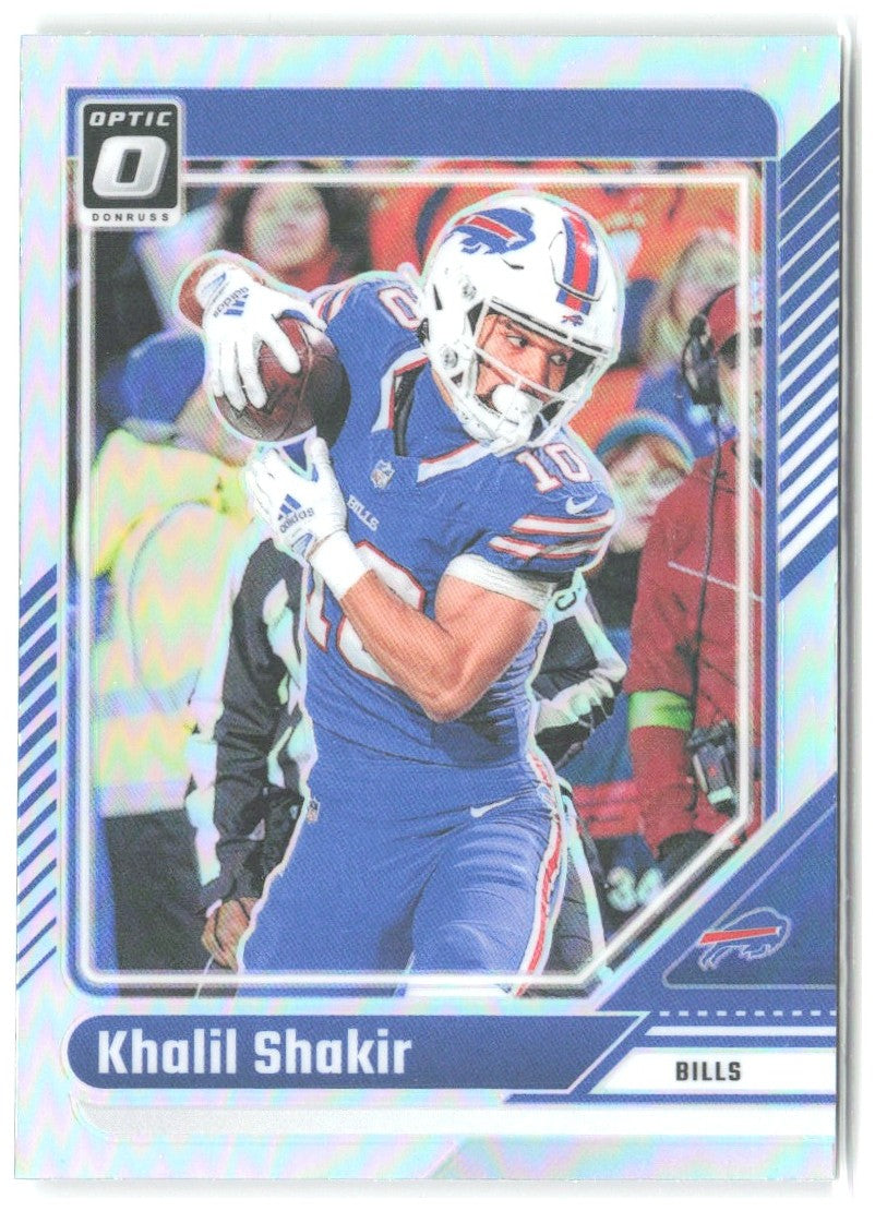 Khalil Shakir Donruss Optic - Holo 23 2024 Buffalo Bills
