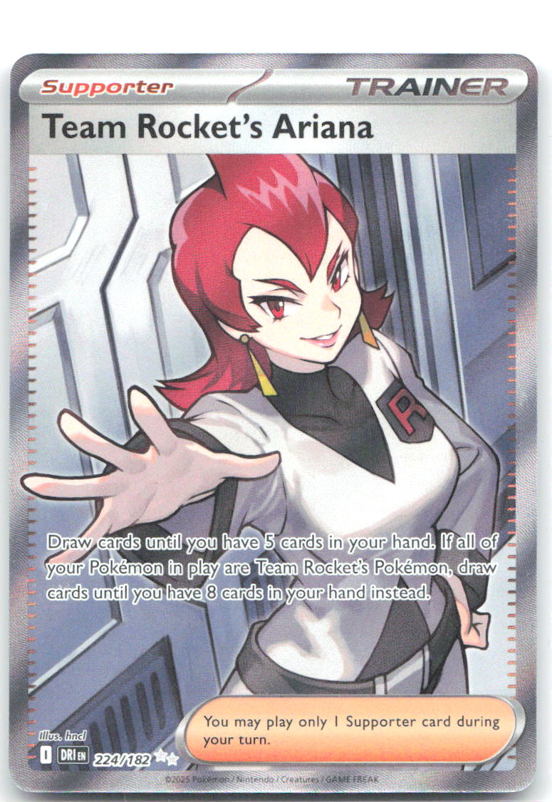 Team Rocket's Ariana Holo Ultra Rare SV10: Destined Rivals 224/182 NM takuyoa