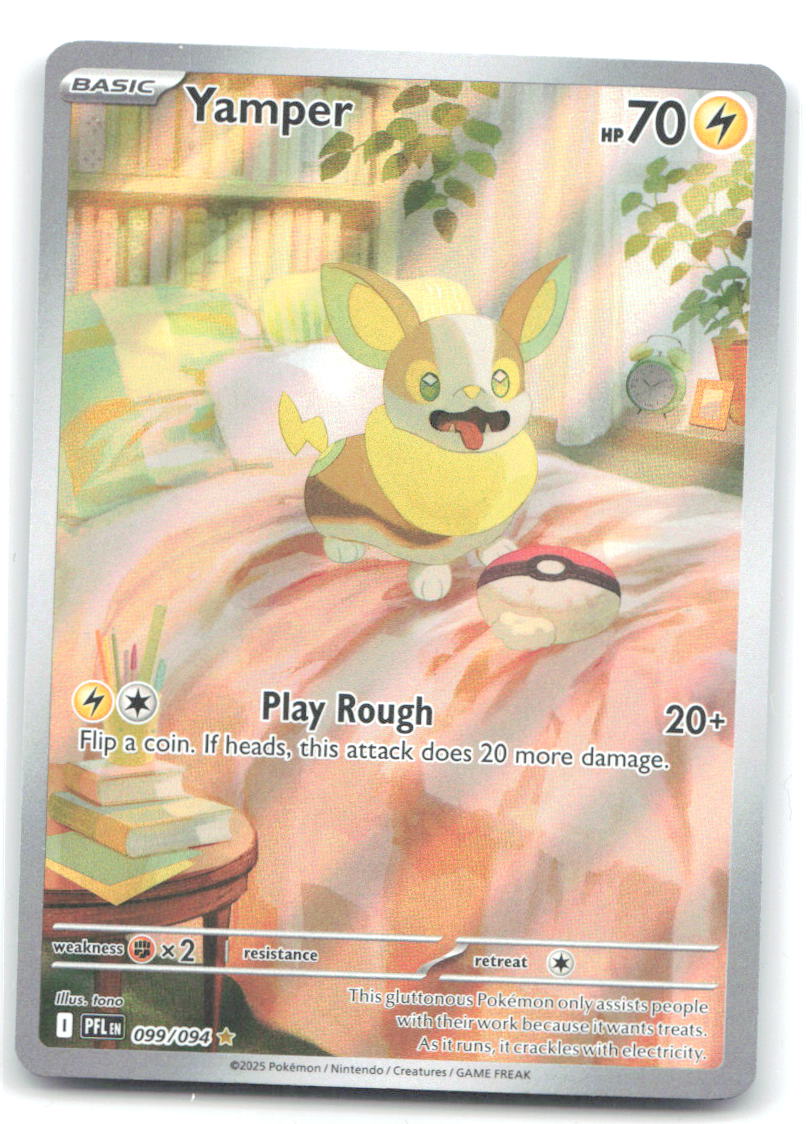 Yamper Holo Illustration Rare ME02: Phantasmal Flames 099/094 NM Ayako Ozaki
