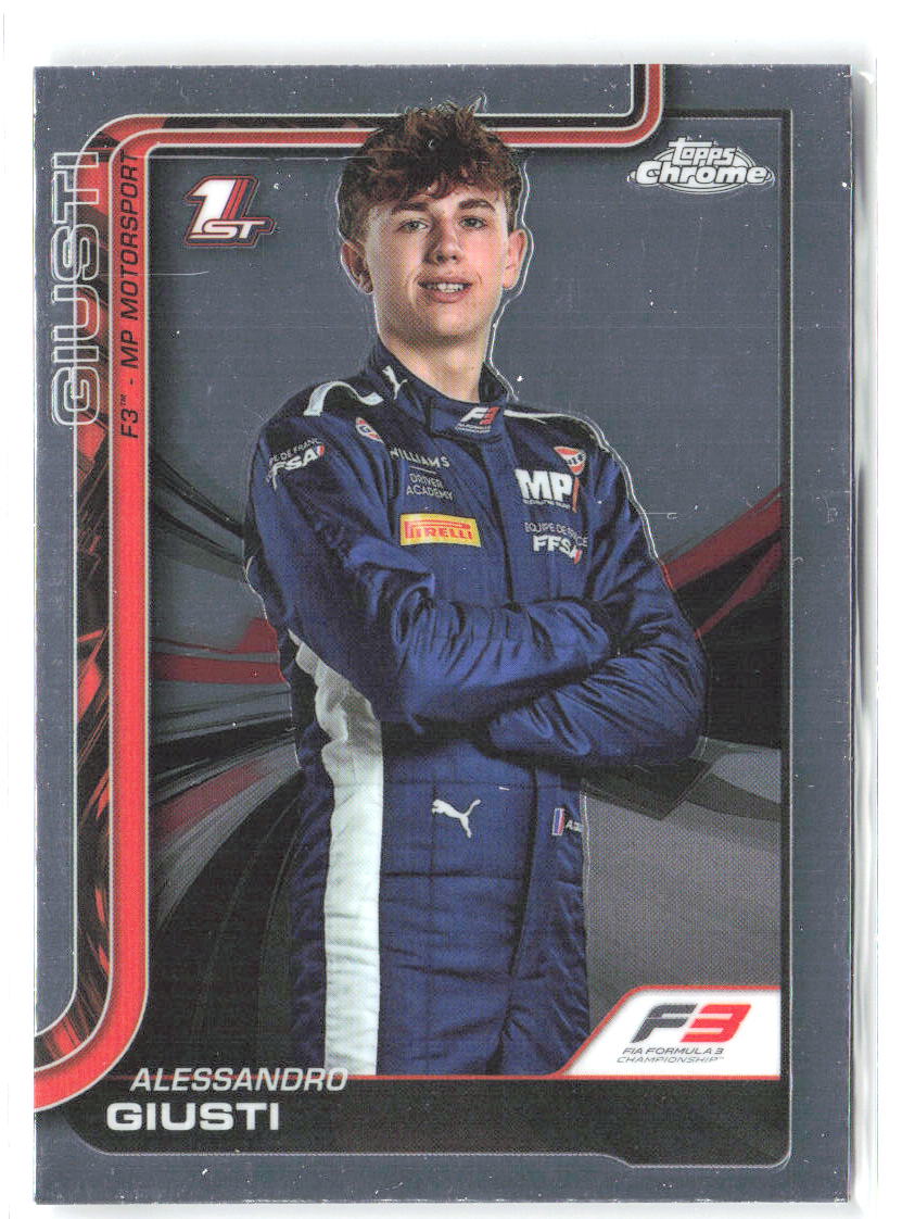 Alessandro Giusti Topps Chrome Formula 1 51 2025 MP Motorsport