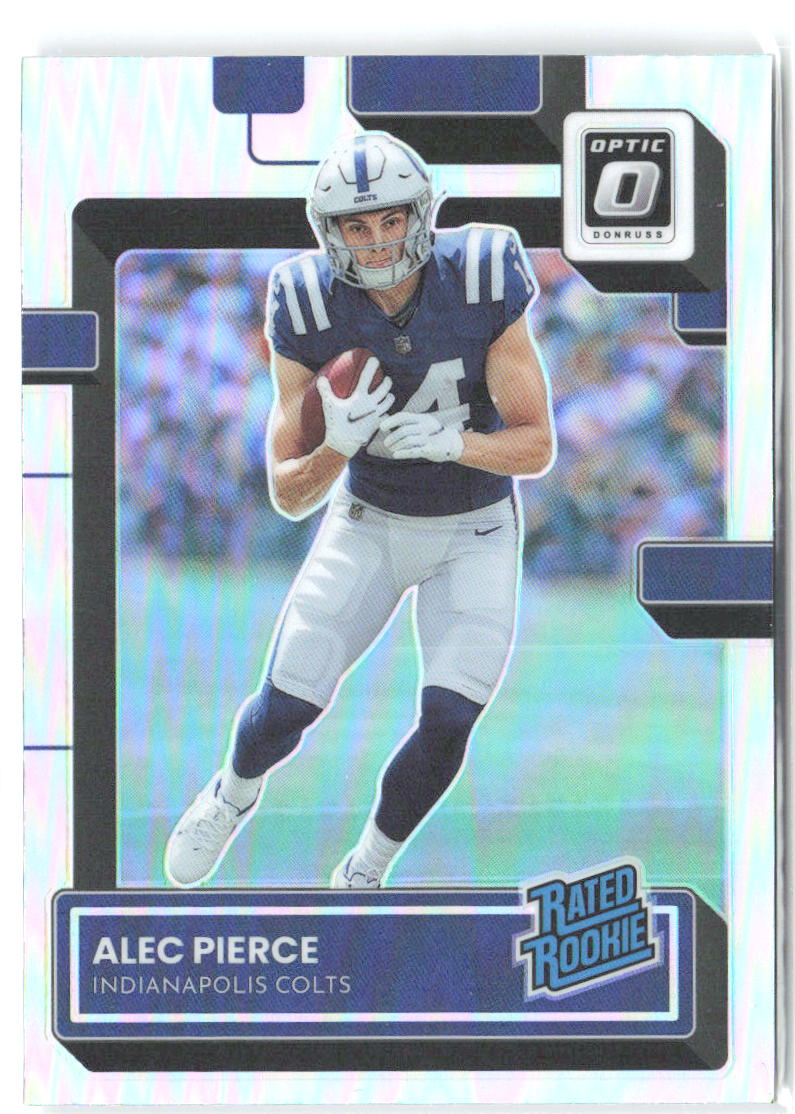 Alec Pierce Donruss Optic - Holo 221 2022 Indianapolis Colts